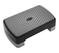 Signature Fitness Adjustable Workout Aerobic Stepper Step Platform Trainer, Mini, Black/Gray