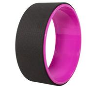 Signature Fitness Yoga Wheel for Yoga Prop Wheel Stretching Yoga Prop, Comfortable Support for Yoga Position and Back Bends, Pink