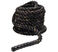 Signature Fitness Battle Rope 1.5Inch 2 Inch Diameter Poly Dacron 30 FT, 40 FT, 50 FT Length, Heavy Ropes for Home Gym and Workout