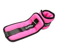 Signature Fitness Fully Adjustable Ankle Wrist Arm Leg Weights, 1 lbs each (2-lb pair), Pink