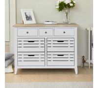 Signature Grey Painted Sideboard - 7 Drawer
