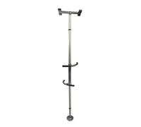 Signature Life Sure Stand Pole, Elderly Tension Mounted Floor to Ceiling Transfer Pole, Bathroom Safety Grab Bar with Adjustable Hand Grips, Graphite (Eligible for VAT Relief in The UK)