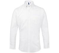 Signature Oxford Long-Sleeved Shirt Premier White 16 in