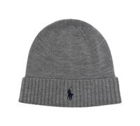 Signature Pony Wool Beanie - male - Polo Ralph Lauren - Accessories - Gray - ONE SIZE - Accessories ONE SIZE
