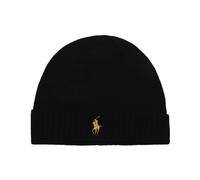 Signature Pony Wool Beanie - male - Ralph Lauren - Accessories - Black - ONE SIZE - Accessories ONE SIZE