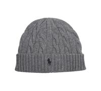 Signature Pony Wool-Blend Beanie - male - Ralph Lauren - Accessories - Gray - ONE SIZE - Accessories ONE SIZE