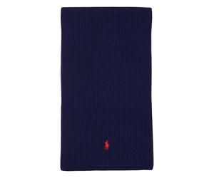 Signature Pony Wool Scarf - male - Polo Ralph Lauren - Winter Scarves - Blue - ONE SIZE - Accessories ONE SIZE