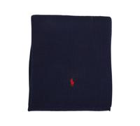 Signature Pony Wool Scarf- male- Ralph Lauren- Winter Scarves- Blue- ONE SIZE- Accessories ONE SIZE