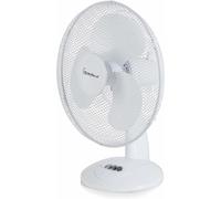 Signature S40010 Portable 16 Inch Oscillating Desk Fan, White