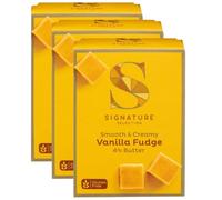 Signature Selection Fudge 100g x Pack of 3 - Vanilla - Enjoy a Delicious Box of Smooth and Creamy Fudge - The Gift for the Sweet Tooth in Your Life