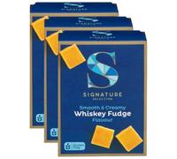 Signature Selection Fudge 100g x Pack of 3 - Whiskey - Enjoy a Delicious Box of Smooth and Creamy Fudge - The Gift for the Sweet Tooth in Your Life
