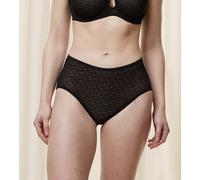 Signature Sheer Maxi Knickers in Lace Black