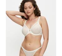 Triumph Women's Signature Sheer W01 EX Bikini top, Ecru White, 36DD