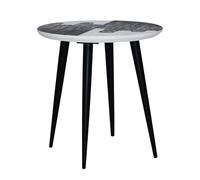 Signature Side Table H52 Cm - Abstract in Black Signature Black