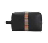 Paul Smith Leather Signature Stripe Wash Bag Black