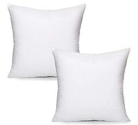 Signature Textiles® Cushion Inserts Hypoallergenic Fluffy White Cushion Inner Perfect Hollowfibre for Sofa Cushion Pads 12"x12" Pack Of 2