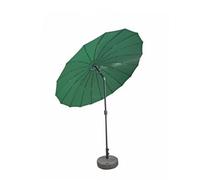 Signature Weave 2.7M Shanghai Parasol Sun Shade Umbrella With Tilt Green Canopy