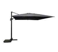 Signature Weave 3.5 X 3.5M Square Cantilever Parasol Sun Shade Umbrella Grey