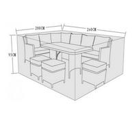 Signature Weave Corner Sofa Sets Cover Katherine Charlotte Edwina 200X260X95Cm