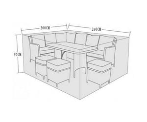 Signature Weave Corner Sofa Sets Cover Katherine Charlotte Edwina 200X260X95Cm