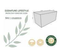 Signature Weave Medium Wicker Rattan Storage Cushion Storage Box Outdoor Cover