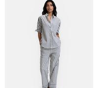 Signatures Carlita Striped Pyjamas in Poplin blue striped