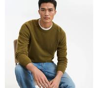 Signatures Eliot Lambswool Crew Neck Jumper Moss Green