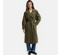 Signatures Emile Long Trench Coat Khaki Green