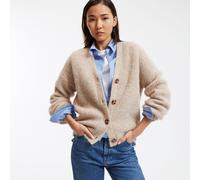 Signatures Gildas Cardigan with V-Neck in Alpaca Mix Beige Marl
