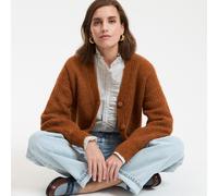 Signatures Gildas Cardigan with V-Neck in Alpaca Mix camel brown