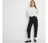 Signatures Pauline Mom Jeans in Organic Cotton Faded Black