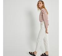 Signatures Pauline Mom Jeans in Organic Cotton Ivory