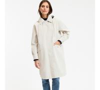 Signatures Prisca Oversized Waxed Jacket with Hood Ivory