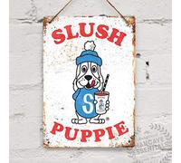 SIGNCHAT Slush Puppie Vintage Tin Sign Metal Decor Metal Sign Wall Metal Tin Sign 8X12 inches