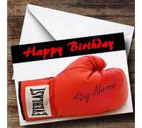 Signed Boxing Glove Personalised Birthday Card | Birthday Card | Sports, Hobbies & Interests Card