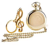 Signed Elvis Presley Gold Pocket Watch Full Hunter and 24k Gold Coated Musical Note Keyring 24 Carat Gold Plated in Wooden Box Case