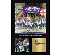 Signed England Women's Euro 2025 Champions A4 Unframed Print Lionesses Gifts Poster England Women's Football