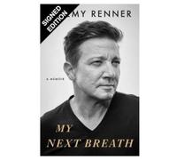 SIGNED Jeremy Renner Book My Next Breath 1st Edition & AFTAL Member Certificate Of Authenticity Memorabilia Autograph Auto