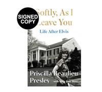 SIGNED Priscilla Presley Book Softly As I Leave You -Life After Elvis & Certificate of Authenticity Memorabilia Autograph Auto