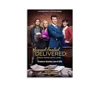 Signed, Sealed, Delivered From Paris with Love Poster Romantic Moive Canvas Wall Art Printing For Wall Decor24x36inch(60x90cm) Unframe-style-1