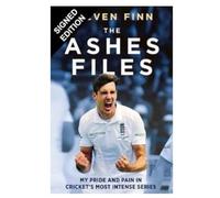 SIGNED Steven Finn Book The Ashes Files & Certificate of Authenticity Memorabilia Autograph Auto