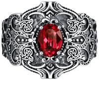 signet ring， 1CT 5X7 MM Oval Gemstone Ring 925 Sterling Silver Thumb Pinky Engraved Gothic Punk Women Size UK I-Z+6