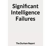 Significant Intelligence Failures