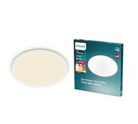 Philips LED SuperSlim SceneSwitch Dimmable Ceiling Light 2700K 18W [Warm White - White] For Indoor Home Lighting in Livingroom and Bedroom.