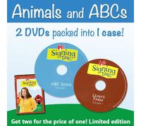 Signing Time Leah's Farm and ABC Signs DVD Set: 2-