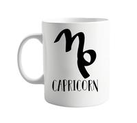 signkitsuk Capricorn Zodiac Starsign Design 11oz Coffee Mug - Unique Astrology Mug for Astrology Lovers, Horoscope Enthusiasts, and Zodiac Fans - Ideal for Daily Use, Tea or Coffee Enjoyment