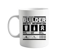 signkitsuk Category Builder 11oz Mug - Hilarious Coffee Cup for Construction Workers, Tradesmen, Engineers - Gift for Birthdays, Workmates, Bosses, or Anyone Who Loves a Good Laugh