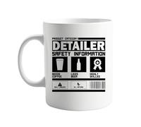 signkitsuk Detailer 11oz Mug - Funny & Sarcastic Coffee Mug for Detailers - Novelty Gift for Car Detailers, Boat Detailers, Plane Detailers - Great for Birthdays or Just Because