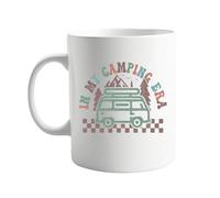 signkitsuk in My Camping Era 11oz Mug - Retro Humour for Campers, Tent Life, Caravan Banter, Hiking Shenanigans - Outdoor Coffee Cup for Wild Souls & Nature Fans
