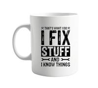 signkitsuk Thats What I do, I Fix Things Design for Handymen, DIY Experts, Problem Solvers, and Know-It-Alls - Humorous Gift for Dad, Grandpa, Husband, Friend, Who Always Knows and Fixes Everything